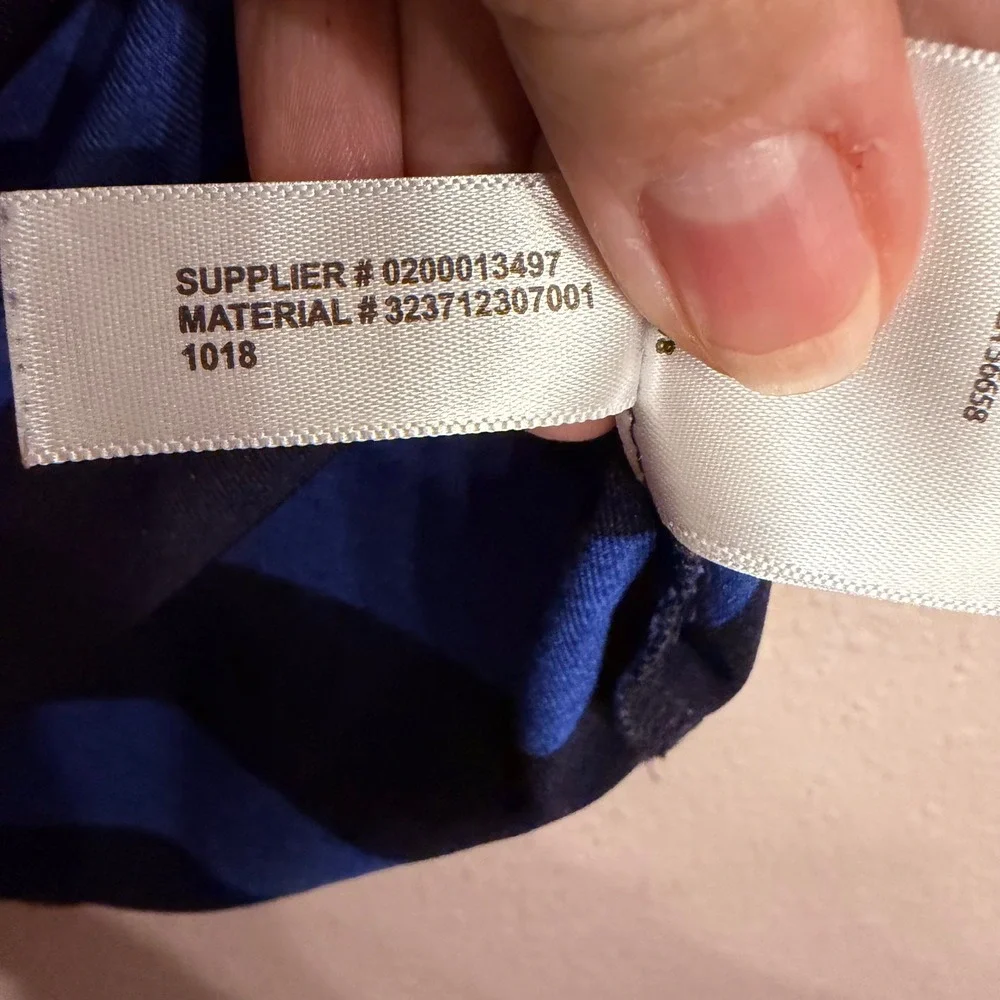 Polo Ralph Lauren Boys XL 18-20 Performance Striped Polo Shirt Blue White
